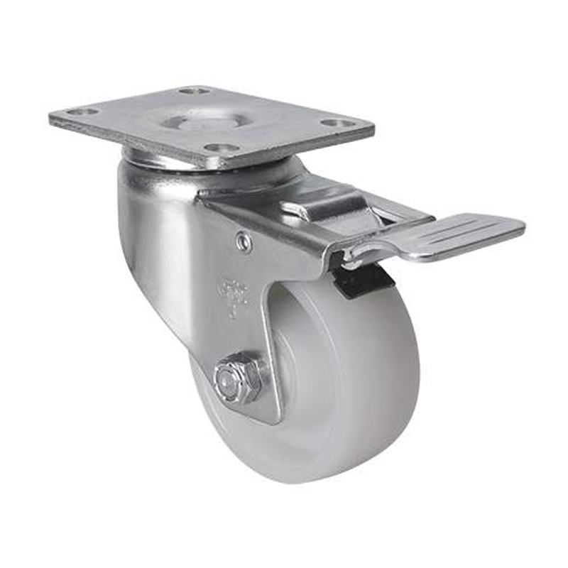 EDL Medium 3" 130kg Plate Iron Dual Brake TPA Caster 50123L-503-25