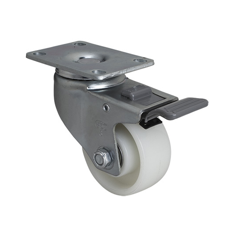 EDL Medium 3" 150kg Plate Plastic Dual Brake TPA Caster 50123H-503-26