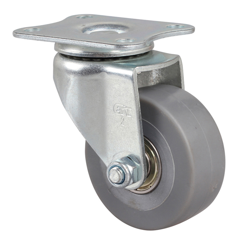 EDL Mini 2'' 35kg Plate Swivel TPE Caster 26112-262-56