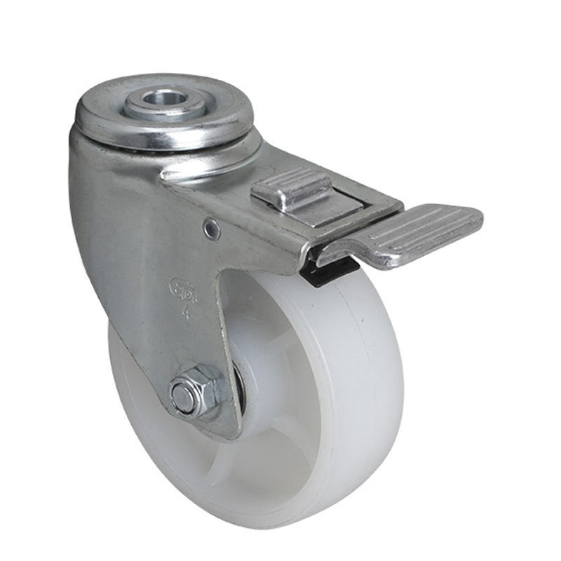 EDL Medium 4'' 150Kg Bolt Hole  Al. Dual Brake PA Caster50184P-504-26