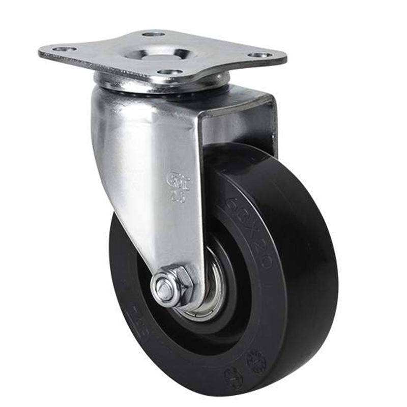 EDL Mini 2.5'' 35kg Plate Swivel PU Caster 261125-2625-66