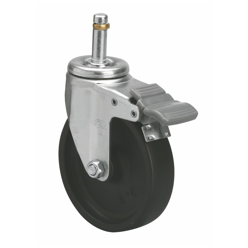 EDL Light 4'' 70kg Stem Brake PO caster 36164H-334-03