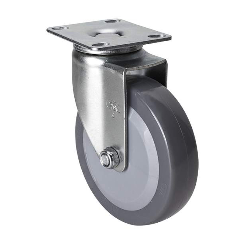 EDL Light 4'' 70kg Plate Swivel PU caster 36114-364-74