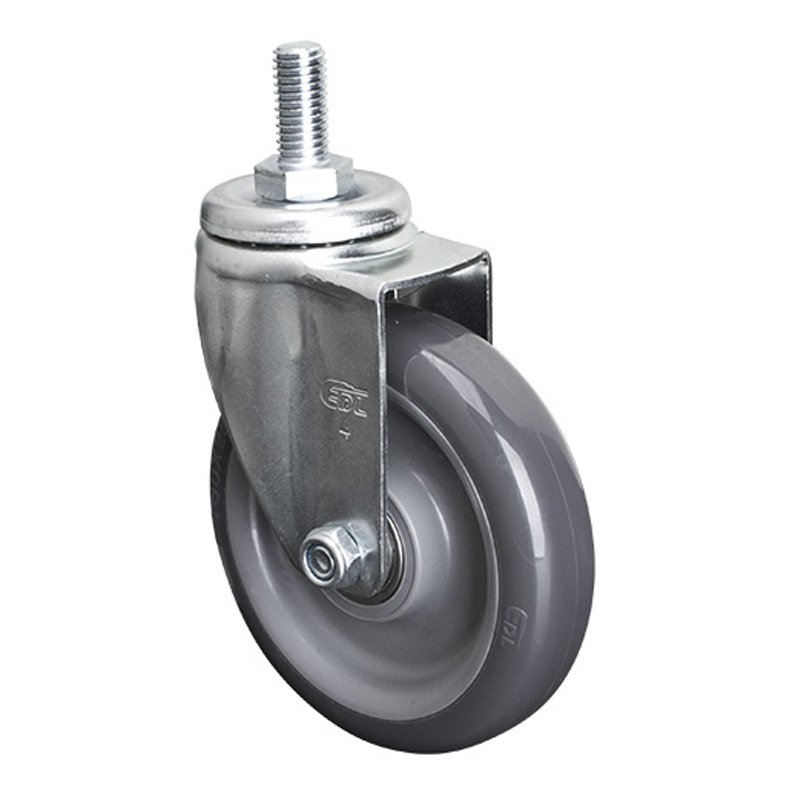 EDL Light 4'' 80kg Threaded Swivel PU caster 36134-364-76