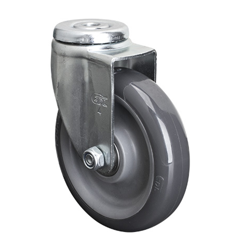 EDL Light 4'' 80kg Bolt Hole Swivel PU caster 36174-364-76