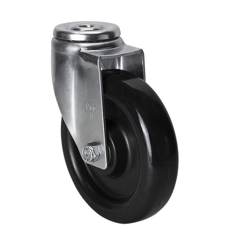 EDL Medium 5'' 140Kg Bolt Hole Swivel PU Caster50175-505-66