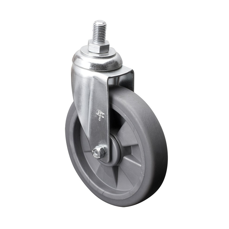 EDL Medium 6'' 110Kg Threaded Swivel TPE Caster 57136-576-57