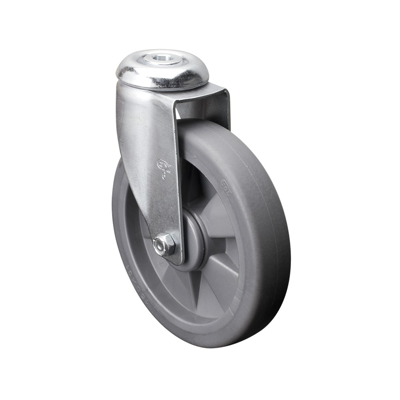 EDL Medium 6'' 110Kg Bolt Hole Swivel TPE Caster 57176-576-57