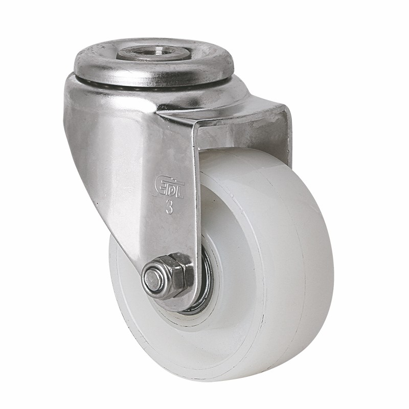 EDL Stainless Steel Medium 3'' 150kg Bolt Hole Swivel TPA Caster S54773-S543-26