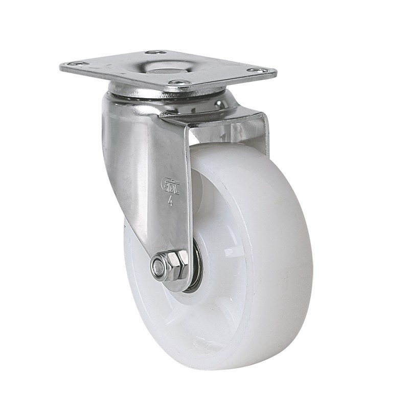 EDL Stainless Steel Medium 4'' 150kg Plate Swivel TPA Caster S54714-S544-26