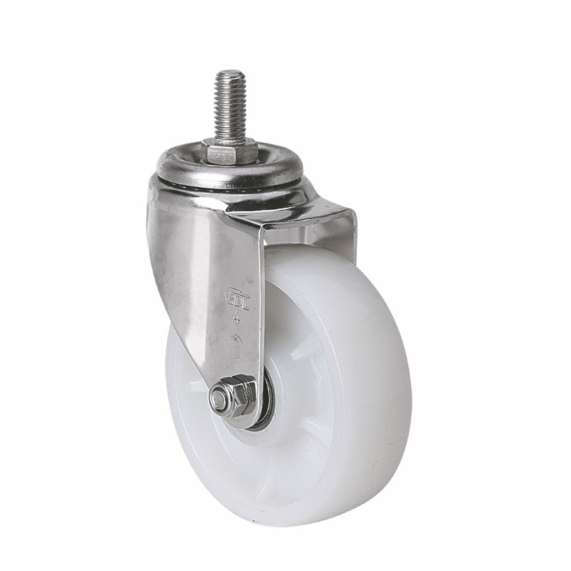 EDL Stainless Steel Medium 4'' 150kg Threaded Swivel TPA Caster S54734-S544-26