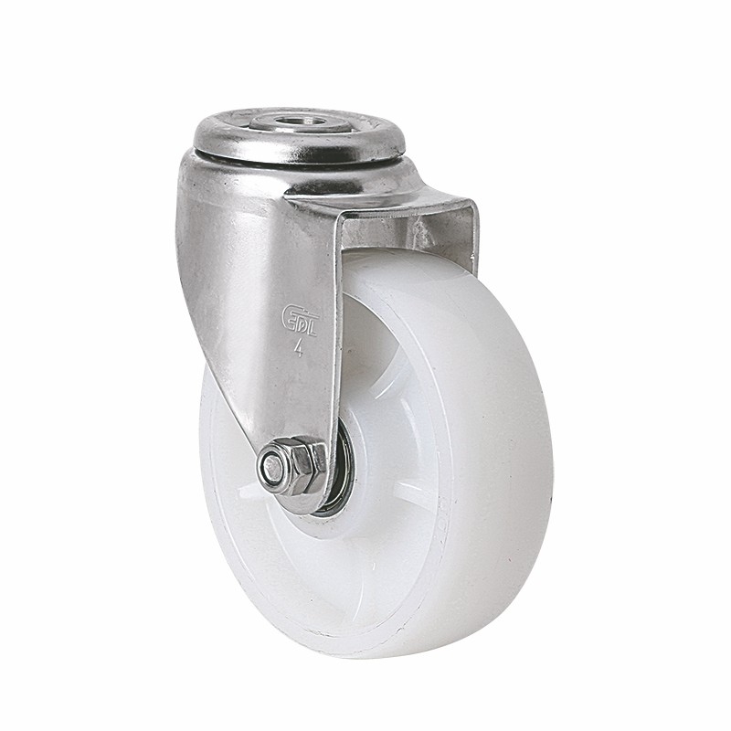 EDL Stainless Steel Medium 4'' 150kg Bolt Hole Swivel TPA Caster  S54774-S544-26