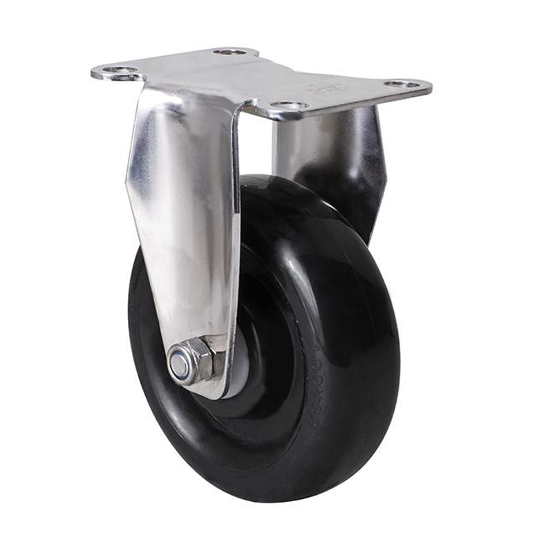 EDL Stainless Steel Medium 4"140kg Rigid PU Caster S54704-S544-65