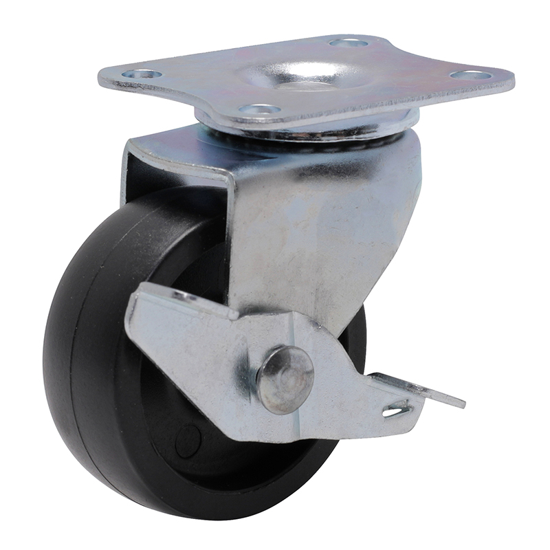 EDL Mini 2'' 35kg Plate Axle Brake PO Caster 22122A-222-02/A