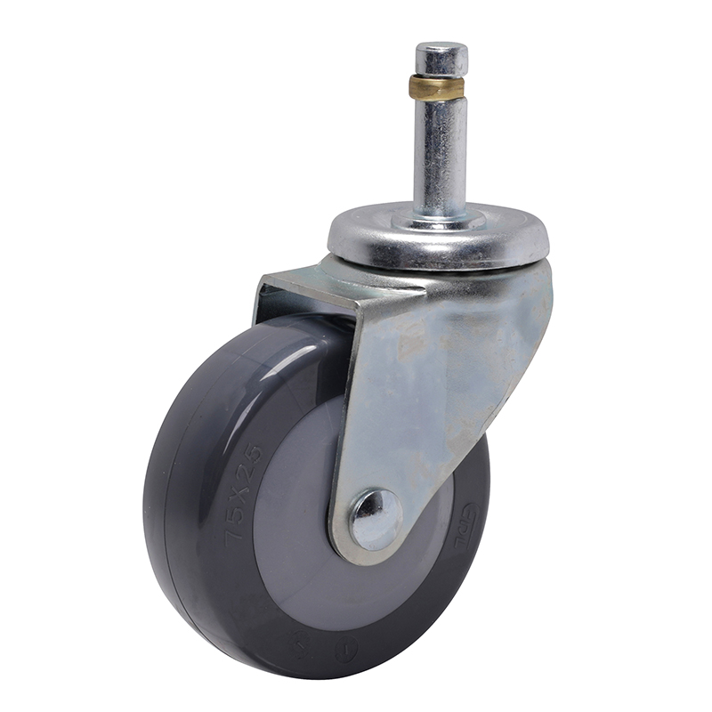 EDL Light 3'' 70kg Stem Swivel PU Caster 33153-363-74