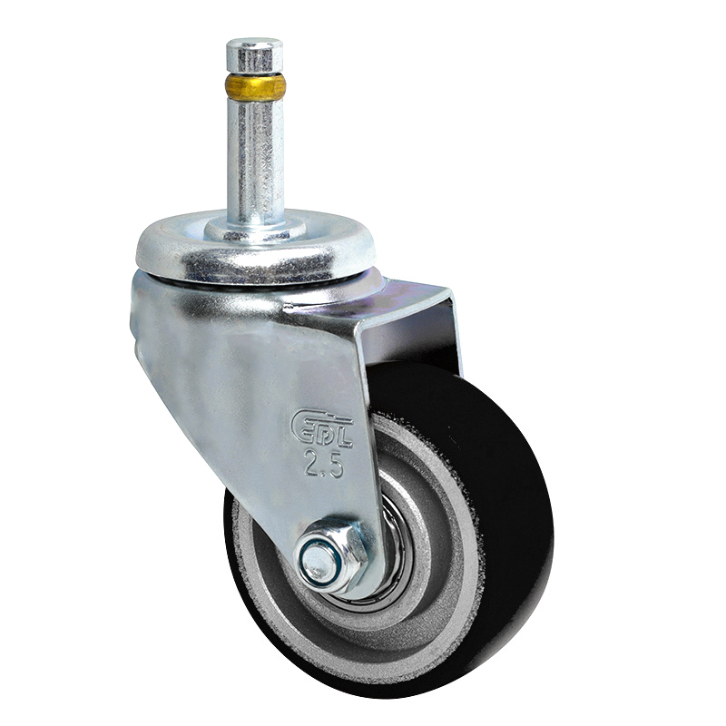 EDL Anti-electrostatic Light  2.5''65kg Stem Swivel TPU Caster 361525-A3625-86A