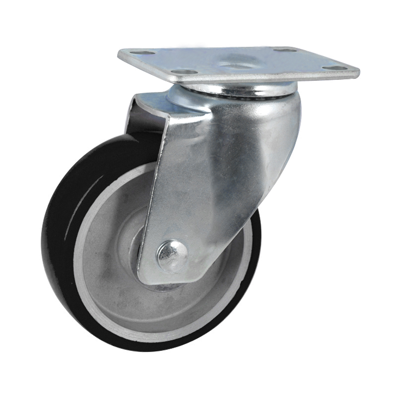 EDL Anti-electrostatic Medium 4'' 150kg Plate Swivel TPU Caster 50114-A504-86A