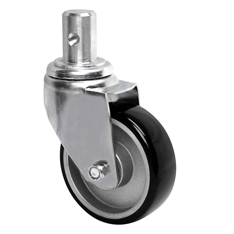 EDL Anti-electrostatic Medium 4" 150kg Stem Swivel TPU Caster 50154-A504-86A