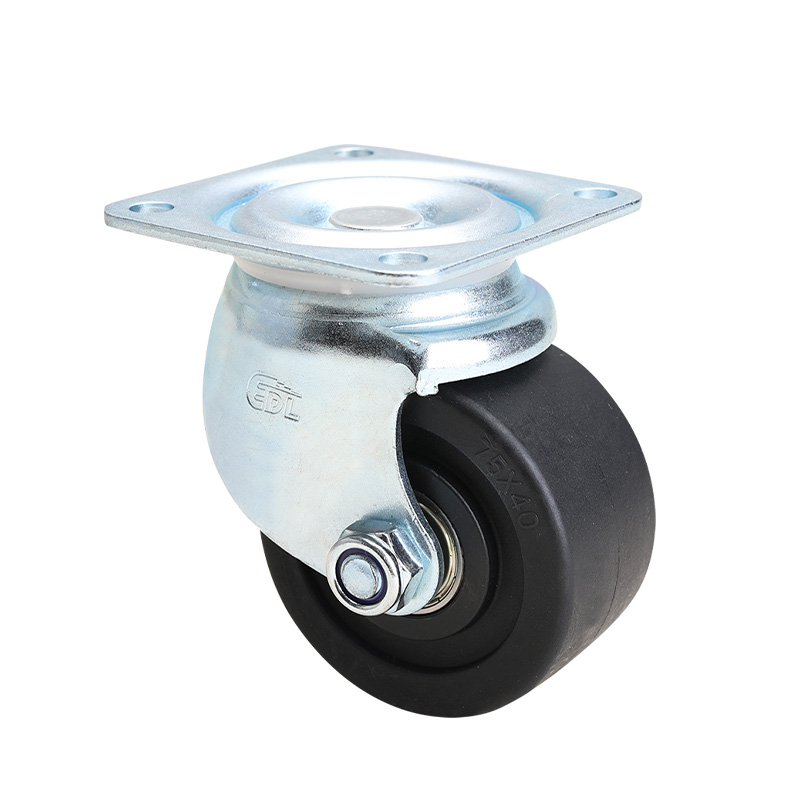 EDL Low Gravity 3"500kg Plate Swivel PA Machine Caster M43113-M433-16