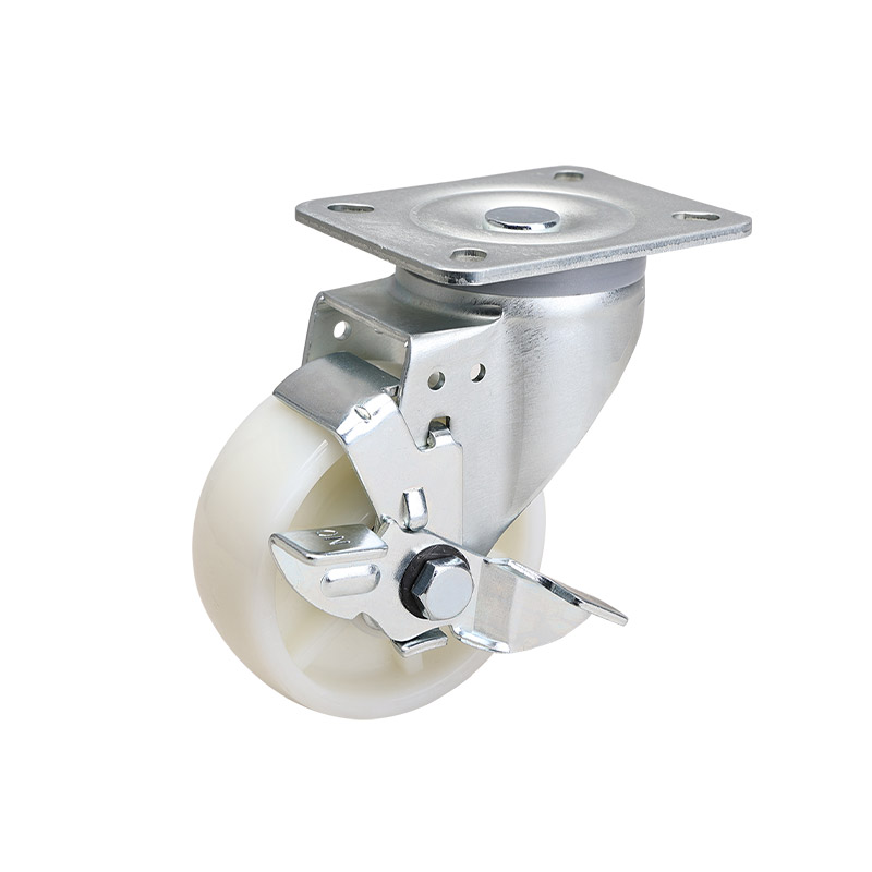 EDL Medium 4" 250kg Plate Side Wheel Brake TPA Caster 66124C-664-26/C