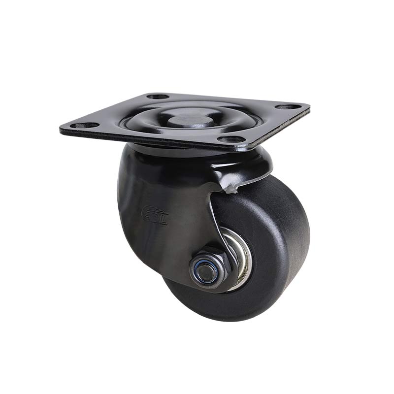 EDL Low Gravity 2.5" 650kg Plate Swivel PA Machine Caster M453125-M4525-16